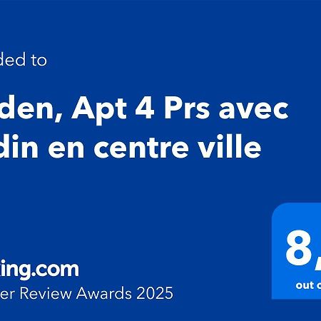 L'Eden, Apt 4 Prs Avec Jardin En Centre Ville Dijon Zewnętrze zdjęcie